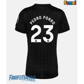 Tottenham Hotspur Pedro Porro #23 Tricou Fotbal Replică 2025-26 Femei Deplasare